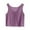 Purple2, variant on ameIAEA Womens Crewneck Sleeveless Tops Summer Casual Ruffle Shirts Solid Color Basic Tank Tops