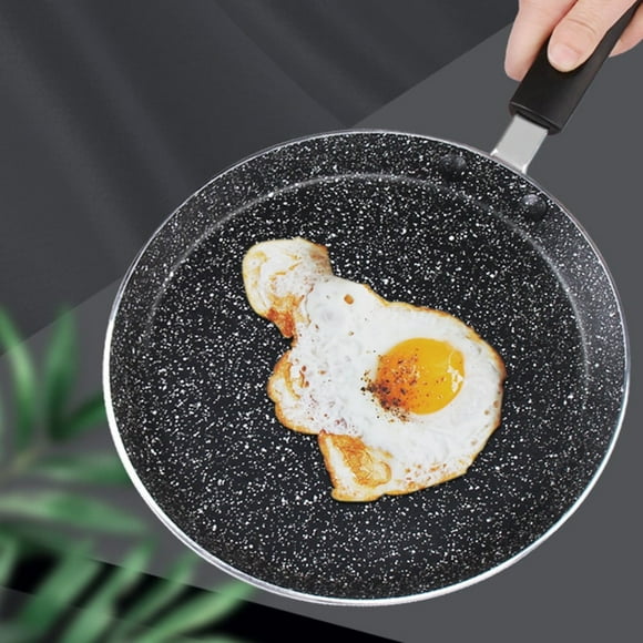 Non Stick Marble Coated Pancake Maker Crepe Pan 18cm Black