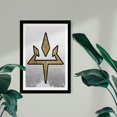 thumbnail image 2 of Wynwood Studio Movies and TV Framed Wall Art Prints 'Aether Print' TV Shows Home Décor - Gold, Gray, 13" x 19", 2 of 4