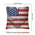 thumbnail image 4 of nygtbtfer 4th of July Decorations PillowAmerican Flag Truck Heart Red White and Blue Throw Pillow Patriotic Farmhouse Sunflower Summer Cushion Case for Home Sofa Couch Decor 24x24in, 4 of 7