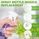 thumbnail image 2 of Reemplazos de boquilla de botella de spray Uxcell de 6 piezas, cabezal de boquilla de spray de gatillo mini de plástico con tubo [Blanco, solo cabezal], 2 of 7