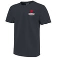 thumbnail image 2 of Men's Navy Ole Miss Rebels Striped Campus Skyline T-Shirt, 2 of 3