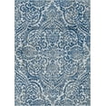 thumbnail image 3 of Madison Traditional 5' x 7' Dark Gray Polypropylene Indoor Area Rug, 3 of 9