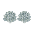 thumbnail image 1 of Faux Lambs Ear Stems 10Pcs Flocked Artificial Greenery Solid Spray Rabbit Ear Leaves Wedding DIY Craft, 1 of 7