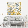 thumbnail image 2 of Yayeee Tapestry Wall Hanging for Bedroom 60" x 40" Living Room Home Wall Art Decor, Yellow Floral, 2 of 7