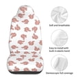 thumbnail image 5 of Honeii Red Fox Print Car Seat Covers 2 Pieces, Full Set Universal Seat Covers for Cars, Waterproof Auto Seat Protectors, 5 of 7