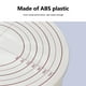 thumbnail image 3 of Plato Giratorio Para Tartas, Soporte Giratorio Estable De Plástico Blanco Para Hacer Tartas Con Escala Transparente Y Botón De Interruptor, Ayudante Para Hacer Tartas Para Hornear En La Cocina Scienceny HA014245-00, 3 of 7