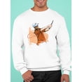 thumbnail image 2 of Golf Player . Sweatshirt Men -Image by Shutterstock, Male Medium, 2 of 4