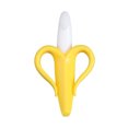 thumbnail image 1 of Baby-Friendly Banana-Shaped Bendable Toothbrush - Teach Good Oral Hygiene Habits!, 1 of 4