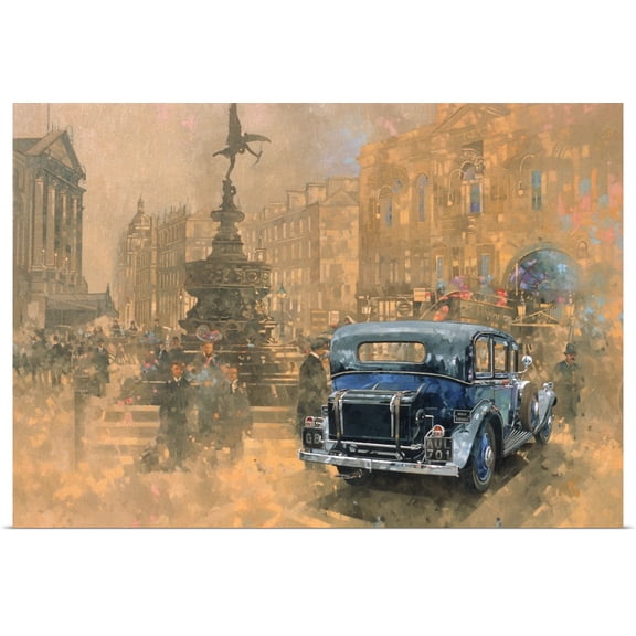 Great BIG Canvas | Rolled Peter Miller Poster Print entitled Phantom in Piccadilly