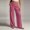 Hot Pink women wide leg pants a1, variant on Usloyux Women's Wide Leg High Waisted Flowy Palazzo Pants with Elastic Waistband Casual Summer Beach Workwear Trousers, Blue S