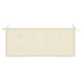 thumbnail image 5 of vidaXL Banc de Jardin avec Coussin 120 cm Bambou, 5 of 5