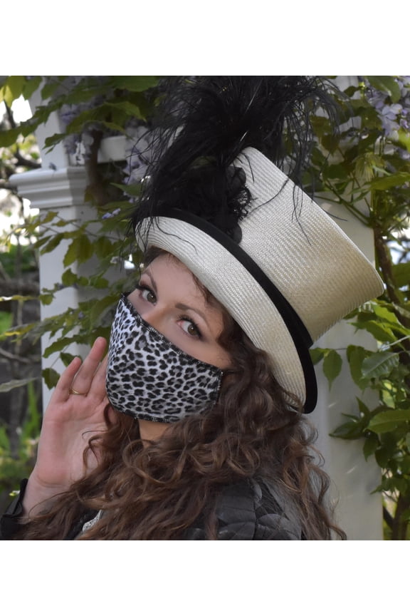 Unisex Washable Face Cover, Reusable Fashion Mouth Cover with 3 Layers of Breathable Fabric Made in USA, Cloth Mouth Cover