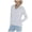 White, variant on FUZHIQ Women's UPF 50 UV Protection Ice Silk Sun Hoodie Jacket Ultra Soft Cooling Long Sleeve Full Zip Sun Shirt for Daily Outdoor,XXXXL