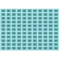 thumbnail image 1 of Ahgly Company Machine Washable Indoor Rectangle Transitional Light Sea Green Area Rugs, 8' x 12', 1 of 7