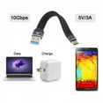 thumbnail image 7 of FVH 10Gbps USB 3.1 Type C Male to USB3.0 Type A Male Flat Slim FPC Data Cable 13cm for Laptop Phone, 7 of 7