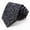 Black Grey, variant on Fashion Deep Purple Flower Pattern Men's Tie Formal Business 8CM Wide Tie+Gift Box