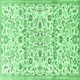 thumbnail image 1 of Ahgly Company Indoor Square Persian Emerald Green Traditional Area Rugs, 6' Square, 1 of 4