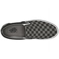 thumbnail image 2 of Vans Unisex Classic Slip on Canvas Shoes - Black/Pewter Checkerboard - 5 Women/3.5 Men, 2 of 5