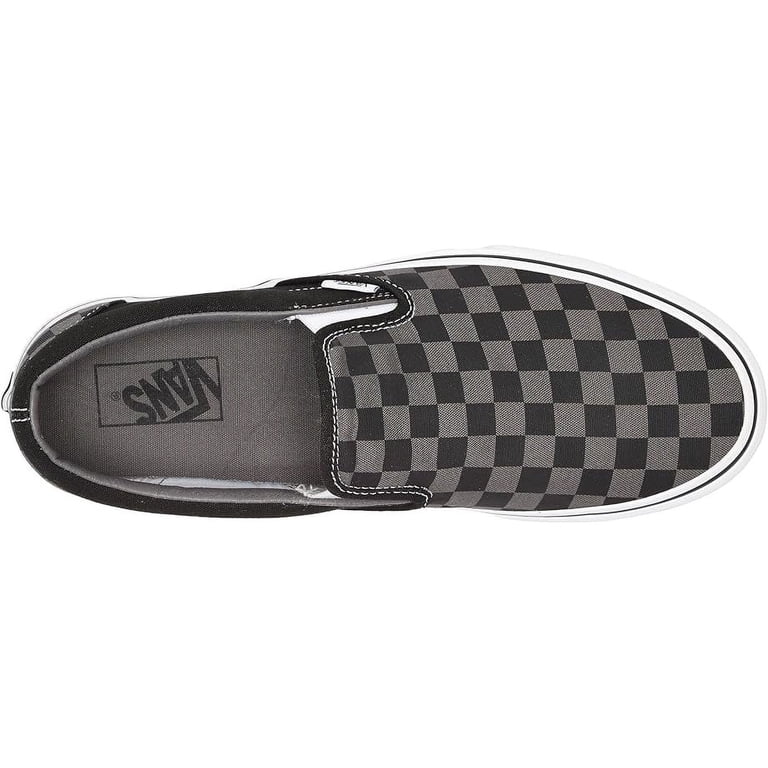 Vans Unisex Classic Slip on Canvas Shoes - Black/Pewter  display picture 2