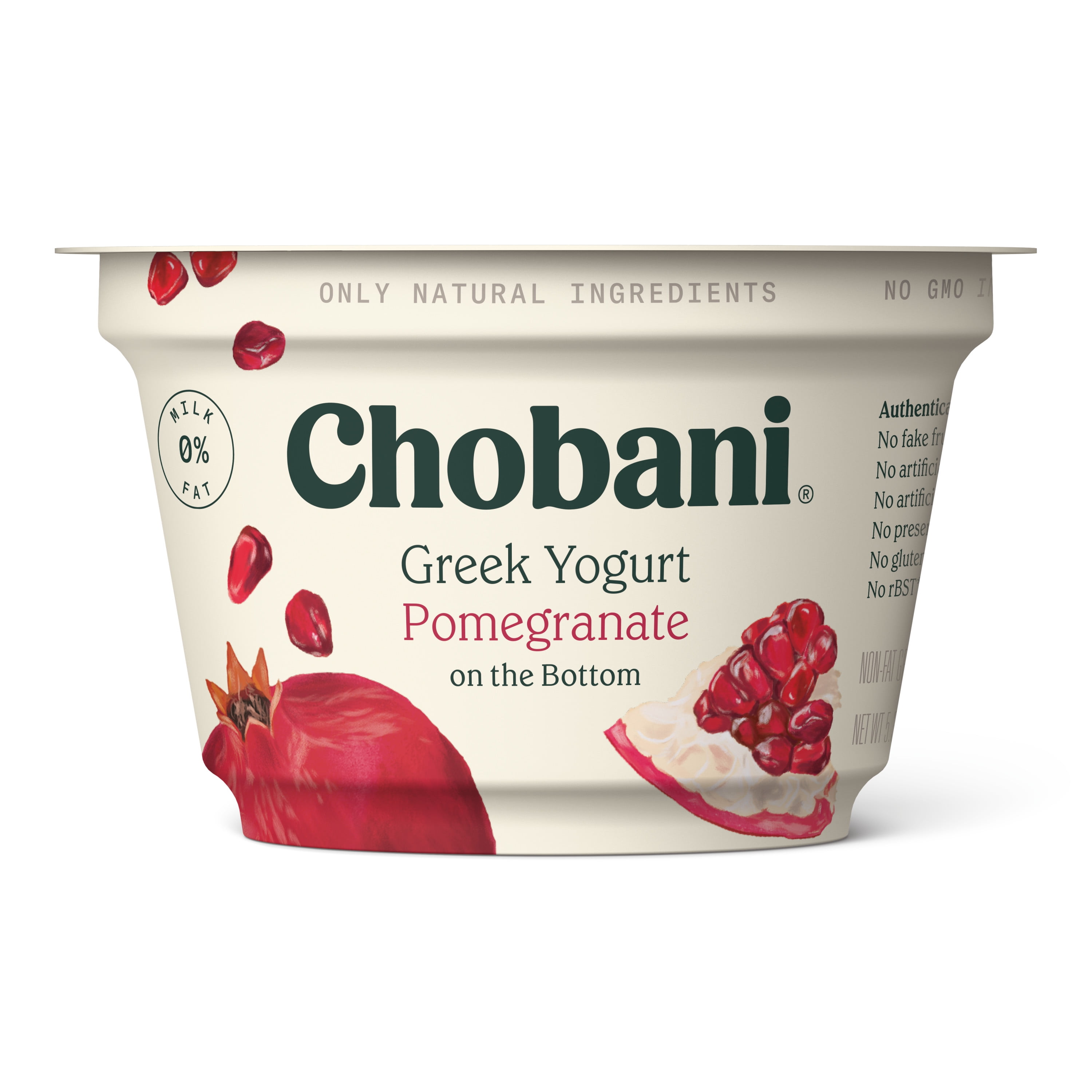 Chobani® NonFat Greek Yogurt, Pomegranate on the Bottom 5.3oz