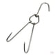 thumbnail image 1 of 4pcs Anillos de gancho giratorios de material acero inoxidable Ganchos de carnicero Herramienta de cocina 0.59x37cm BLESIY Gancho para carne de acero inoxidable, 1 of 8