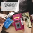 thumbnail image 3 of Allytechgroup Wallet Case for Samsung Galaxy S23 Ultra, Premium PU Leather Cards Slots Shockproof Flip Cover Stand Feature Magnetic Closure Retro Business Style Case Cover for Galaxy S23 Ultra,Winered, 3 of 6