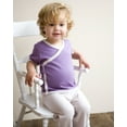 thumbnail image 2 of Babysoy Soy Soft Short Sleeve Kimono Tee, 0-3M (Eggplant), 2 of 4