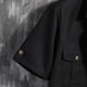 thumbnail image 3 of Camisa Elvqul Hombre Liso Economicas Negro Manga Corta con Solapa Deportivas, 3 of 8