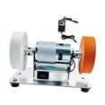 thumbnail image 2 of vortess Bench Grind Power Belt Sander Two Wheel (coarse & Fine) Small for Edge Polishing Seven Speed, 2 of 9