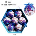 thumbnail image 3 of Juego de bolas de espuma para árbol de Navidad de 8 cm, esferas decorativas para el hogar, fiestas, adornos colgantes, decoración de Año Nuevo, regalo de Navidad, 3 of 5