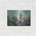 thumbnail image 3 of Luxe Metal Art 'Colorful Day in Manhattan' by Silvia Vassileva, Metal Wall Art, 16" x 12", 3 of 9