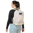 thumbnail image 6 of JanSport Cross Town Plus Backpack - Large Main Compartment, Side Water Bottle Pocket, 15-Inch Padded Laptop Sleeve - Faded Tapestry, 6 of 6
