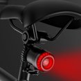 thumbnail image 1 of Luz trasera de bicicleta LED 5 modos Luz trasera de bicicleta recargable (Rojo), 1 of 8