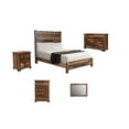thumbnail image 5 of Pemberly Row 5-drawer Live Edge Solid Wood Chest in Dark Brown, 5 of 7