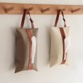 thumbnail image 2 of Tissue Box Holder Paper Dispenser Organizer Yellow Storage Bag New Nordic Style Hanging Modern Home Decor, 2 of 15