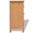thumbnail image 2 of vidaXL Sideboard 70x35x75 cm Solid Oak Wood, 2 of 4
