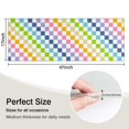 thumbnail image 5 of Pastel Color Checkered Pattern Kitchen Rug Mat,Kitchen Runner Rugs Non Skid Washable,Decorative Kitchen Floor Mats for Kitchen,Sink,Laundry,17"X47", 5 of 5