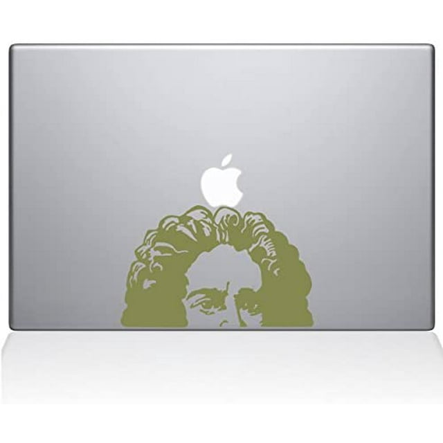 The Decal Guru Newton's Apple Decal Vinyl Sticker, 13" MacBook Pro (2016 & Newer Models), Gold (2339-MAC-13X-G)