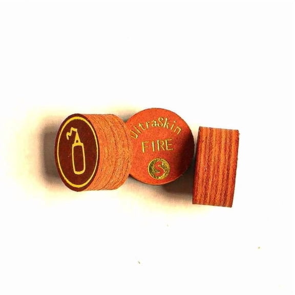 UltraSkin (Fire) Layered Cue Tips(soft) Pool Cue Tip Billiards 14mm