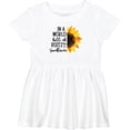 thumbnail image 3 of Inktastic Summer in a World Full of Roses Be a Sunflower Girls Baby Dress, 3 of 5