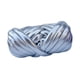 thumbnail image 5 of Hilo grueso, hilo voluminoso, tejido a mano, suave, 500 g, longitud 15 m, hilo para tejer a mano, peso del hilo Plata, 5 of 9