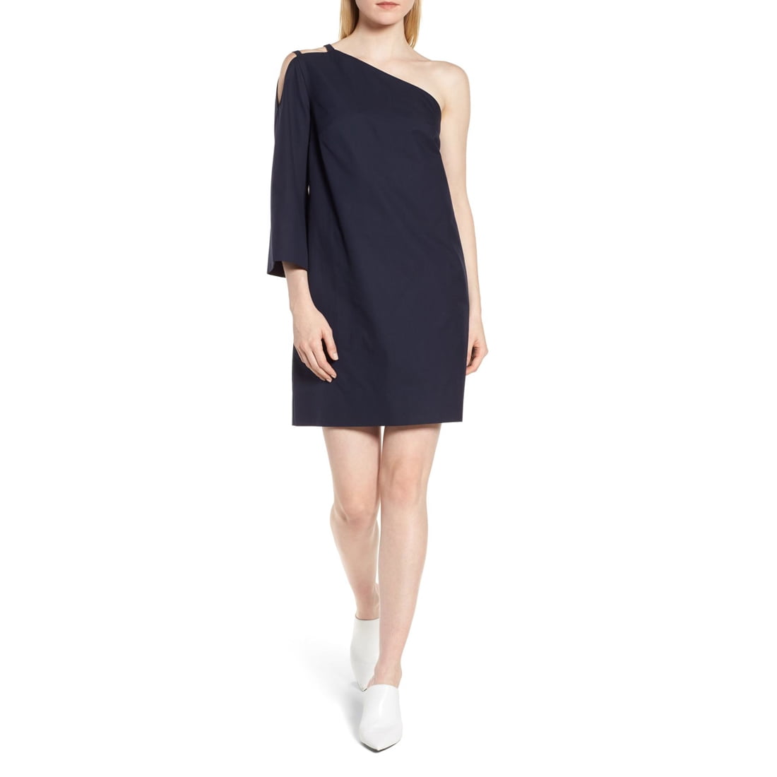 Shoulder Tunic Dress, Navy Night 