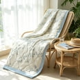 thumbnail image 7 of Printed Lightweight Summer Quilt – Soft Breathable Cotton Blanket for Air Conditioning Room, 39.37x59In Machine Washable, 7 of 7