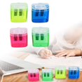thumbnail image 1 of Compact Hole Manual Pencil Sharpener Set for School Home Art Craft Use, 1 of 8