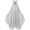 silver, variant on Jiibva Pink Ghost Costume Cape with Sequin Bow Sparkle Halloween Cloak Dress Up Accessory