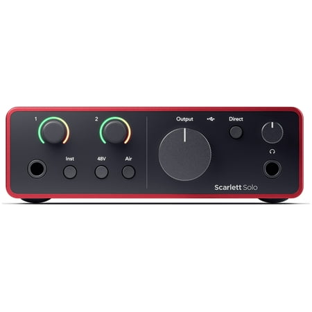 Focusrite - Scarlett Solo Studio 4th Generation Audio Interface - Red