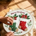 thumbnail image 4 of ‌Christmas Embroidery Kit for Beginners,7.9in Hoop &European Floral Design,Complete DIY Set with Needles,Thread & Step-by-Step Guide,Perfect Holiday Gift,Pre-Printed Fabric&English Instructions, 4 of 6