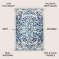 thumbnail image 3 of JONATHAN Y BOHEMIAN FLAIR 3 x 5 Area Rug, Anaise Ornate Medallion - Dark Blue/Gray, BMF112C-3, 3 of 6