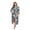 Camellia Green, variant on Faux Silk Women Robe Plus Size Leopard Print Long Sleeve Home Wear 2XL 3XL 4XL 5XL
